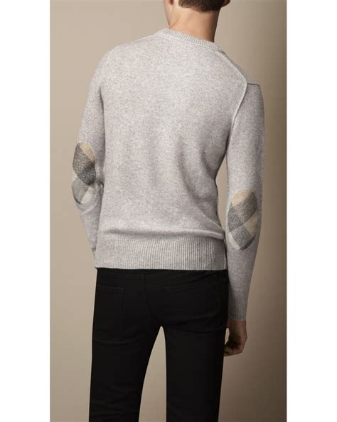 Burberry Elbow Patch Cashmere Sweater 